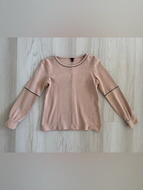 Ann Taylor Long sleeve blouse Camel size XXS